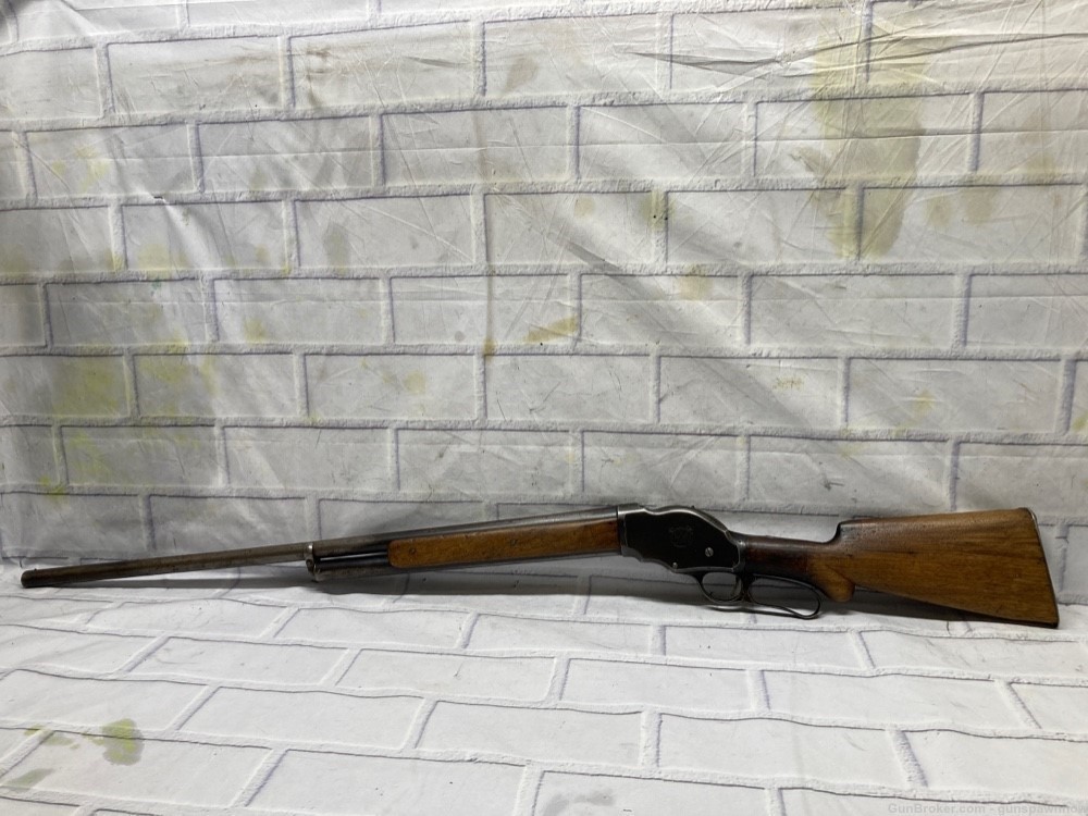 Winchester Model 1901 10g lever action shotgun full choke 31” barrel-img-0