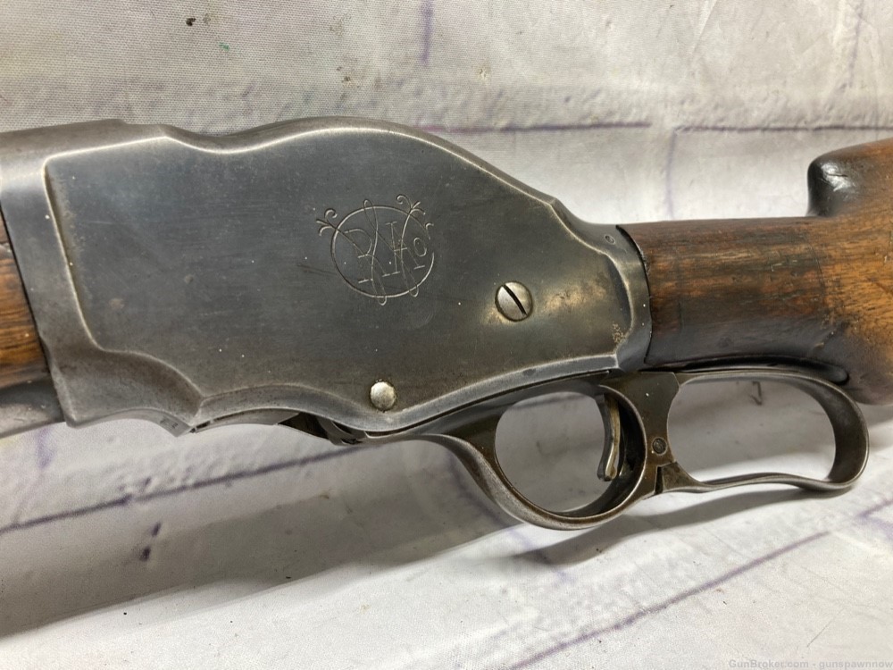 Winchester Model 1901 10g lever action shotgun full choke 31” barrel-img-1