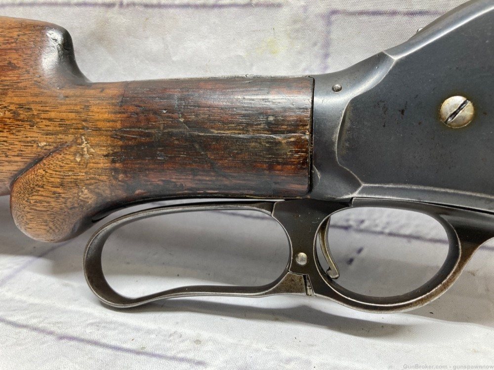 Winchester Model 1901 10g lever action shotgun full choke 31” barrel-img-4