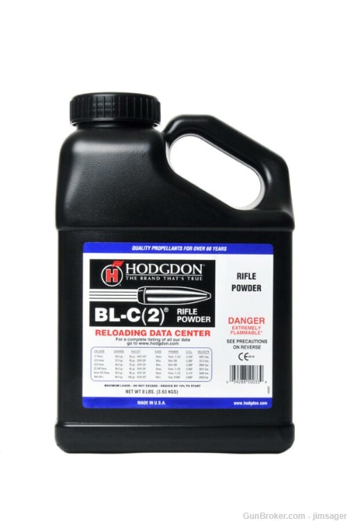 Hodgdon BLC-2 Gunpowder 8 lbs-img-0