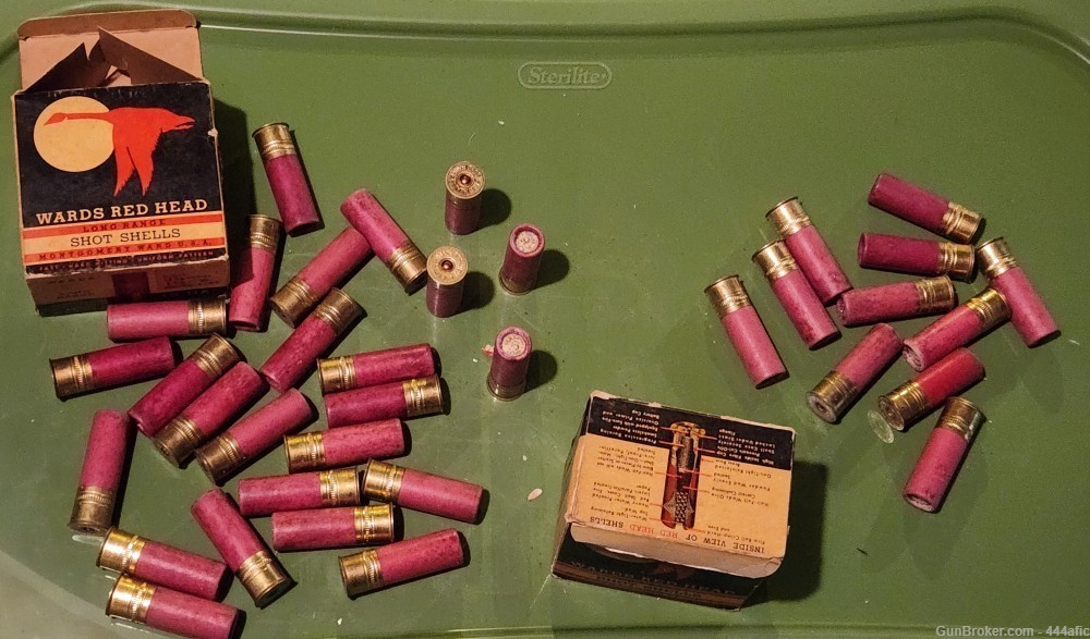 Lot of 92 Vintage 12 Gauge shells - JC Higgins Wards Remington Power Mate-img-3