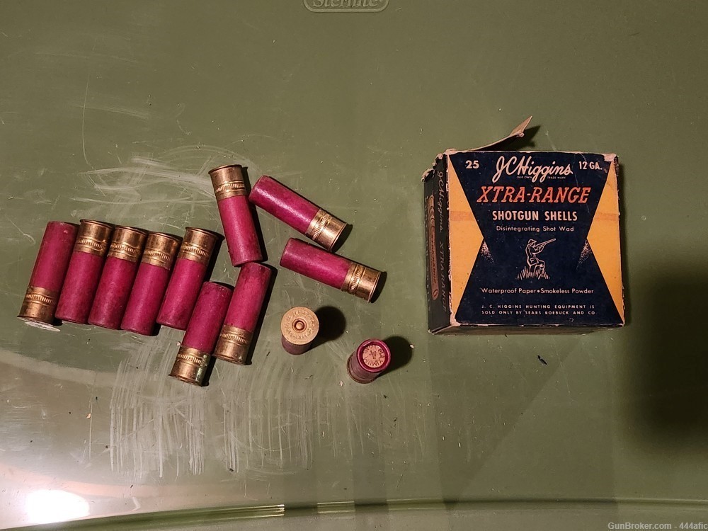 Lot of 92 Vintage 12 Gauge shells - JC Higgins Wards Remington Power Mate-img-2