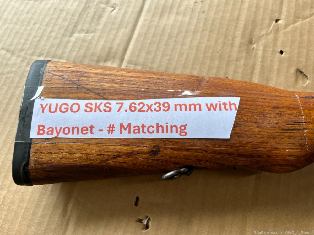 YUGO # Matching M59 SKS with Bayonet-img-0