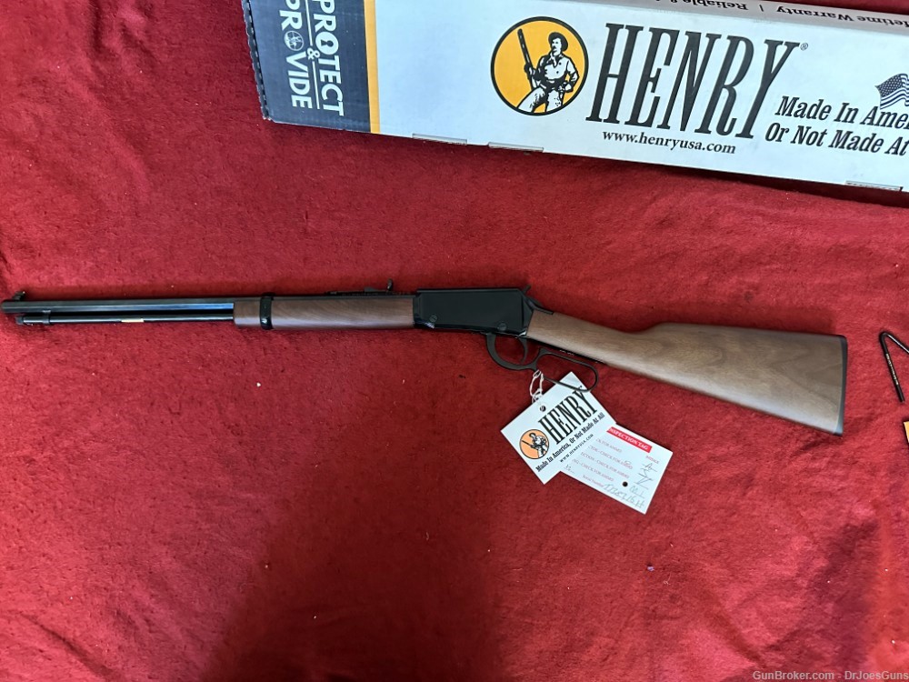 HENRY OCTAGON LEVER ACTION Walnut 22 LR 20"-New-Must Go-Store Closing!-img-9