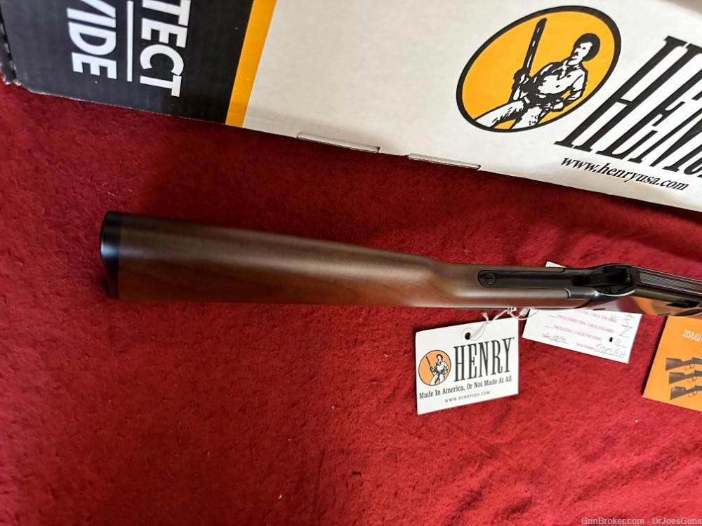 HENRY OCTAGON LEVER ACTION Walnut 22 LR 20"-New-Must Go-Store Closing!-img-4