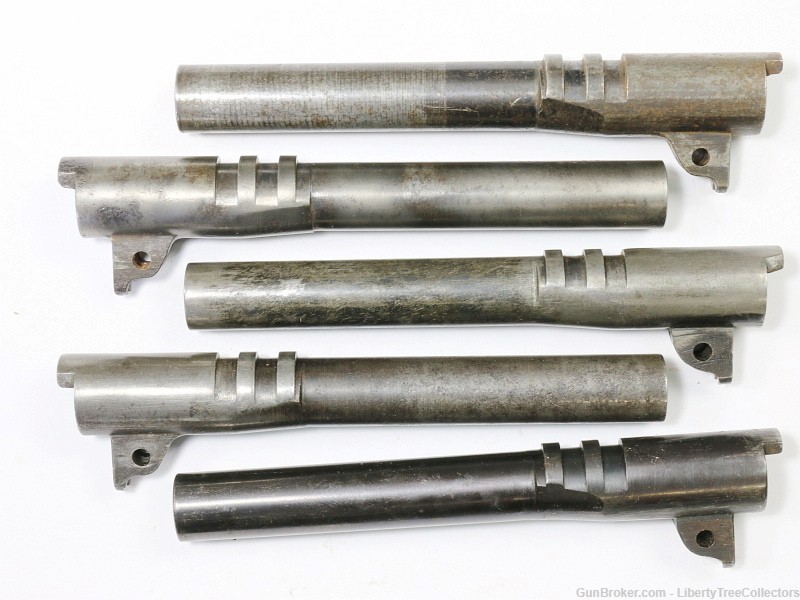 1911 Government Pistol Barrel Lot of 5 Used-img-1