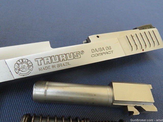 Taurus PT 24/7 G2C .40 Cal Pistol Slide + Barrel & Recoil Parts Kit-img-2