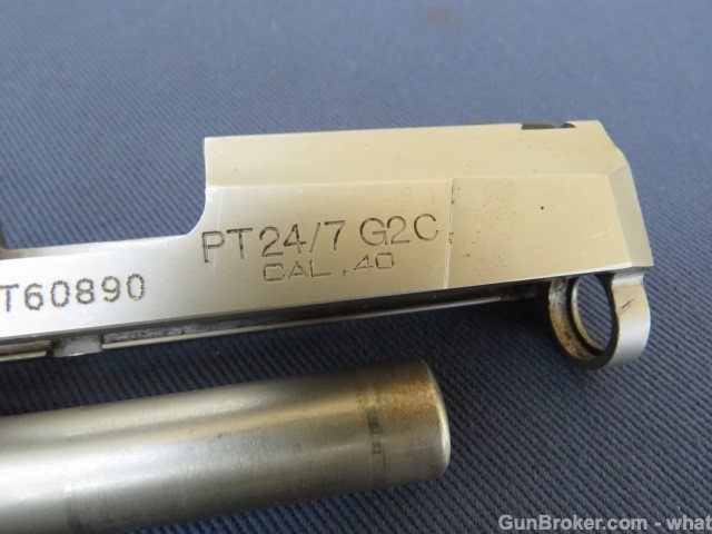 Taurus PT 24/7 G2C .40 Cal Pistol Slide + Barrel & Recoil Parts Kit-img-4