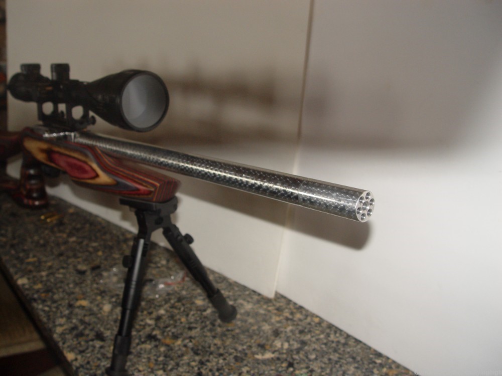 RUGER 10/22 CUSTOM JEWELED BY CNH JEWELING THREADED BARREL & RECEIVER-img-1