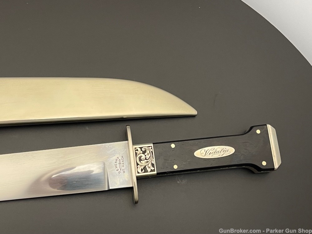 D.E. Henry Vidalia Bowie Knife Engraved By Lynton McKenzie-img-10