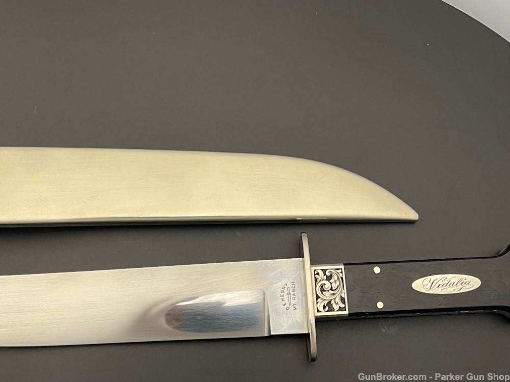D.E. Henry Vidalia Bowie Knife Engraved By Lynton McKenzie-img-11