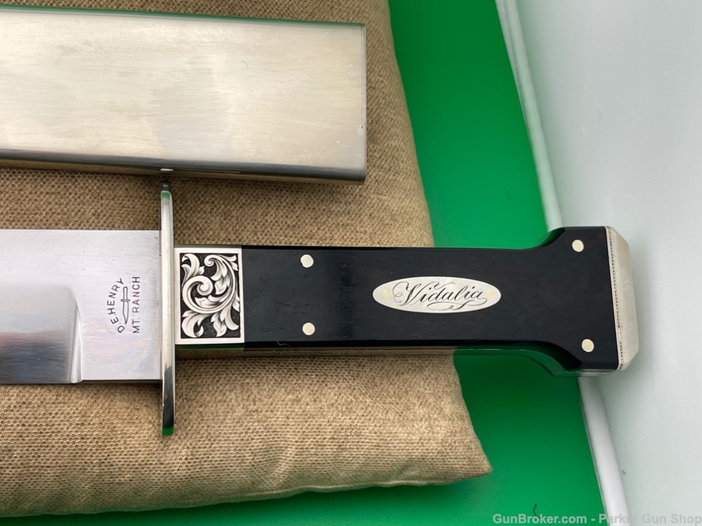 D.E. Henry Vidalia Bowie Knife Engraved By Lynton McKenzie-img-14