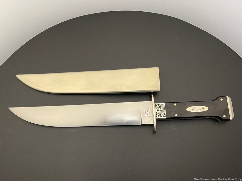 D.E. Henry Vidalia Bowie Knife Engraved By Lynton McKenzie-img-0