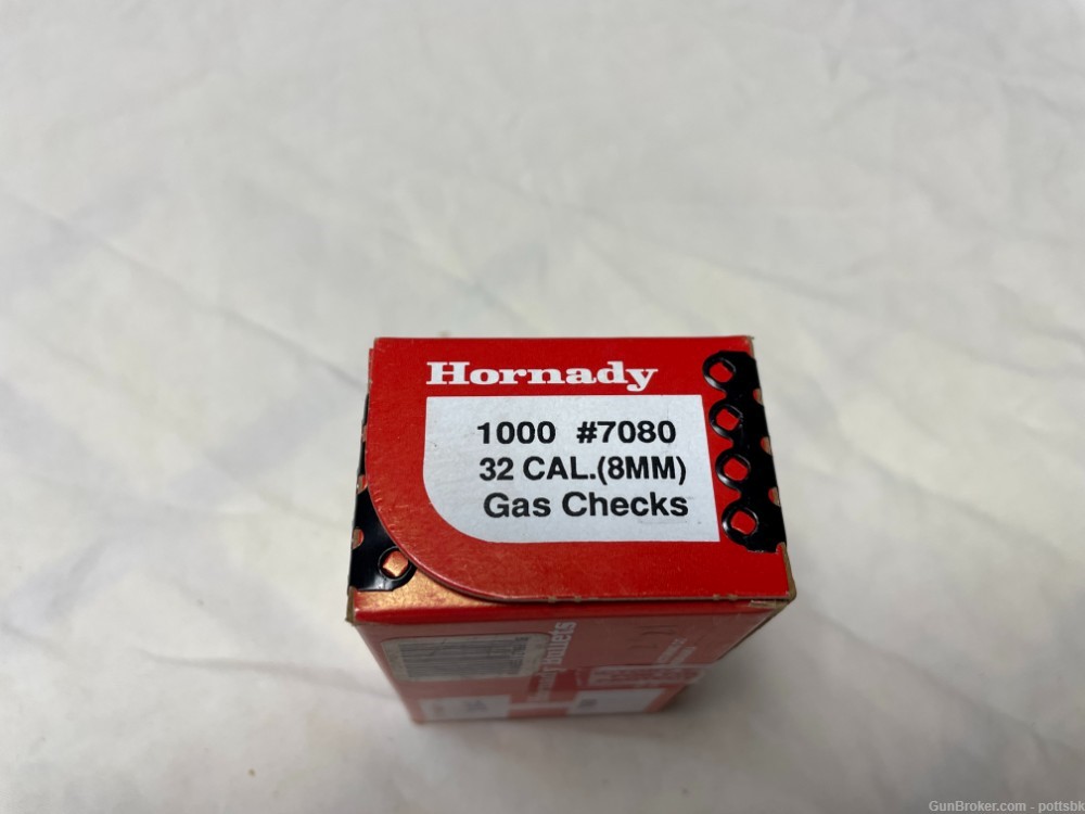 Hornady 32 cal / 8mm gas checks for cast bullets-img-1