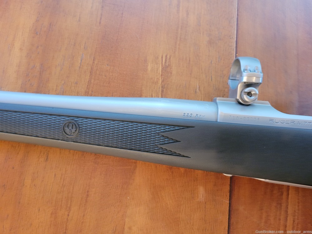 Ruger M77 Hawkeye in 223 Rem W/ Extra Thumbhole Stock-img-8
