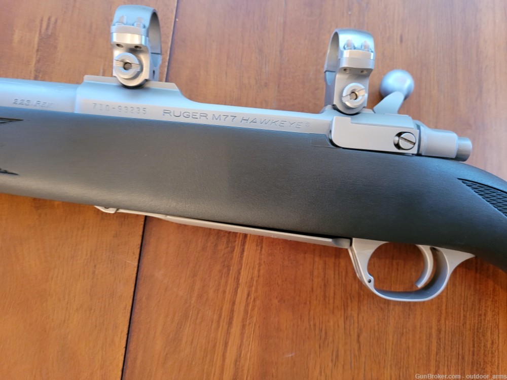 Ruger M77 Hawkeye in 223 Rem W/ Extra Thumbhole Stock-img-7