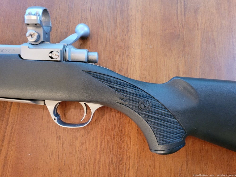 Ruger M77 Hawkeye in 223 Rem W/ Extra Thumbhole Stock-img-6
