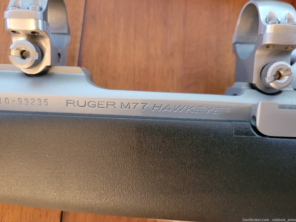 Ruger M77 Hawkeye in 223 Rem W/ Extra Thumbhole Stock-img-1