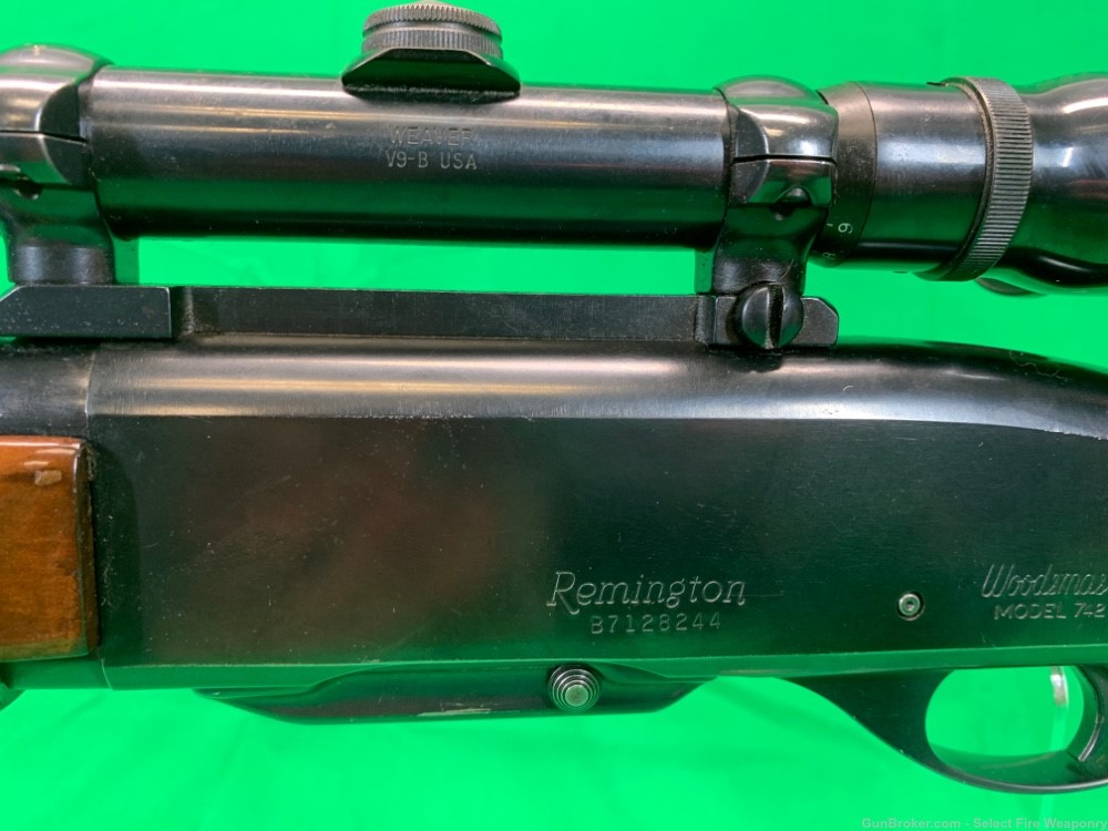 Remington 742 Woodsmaster.243 win Weaver V9-B 3-9 Scope-img-12