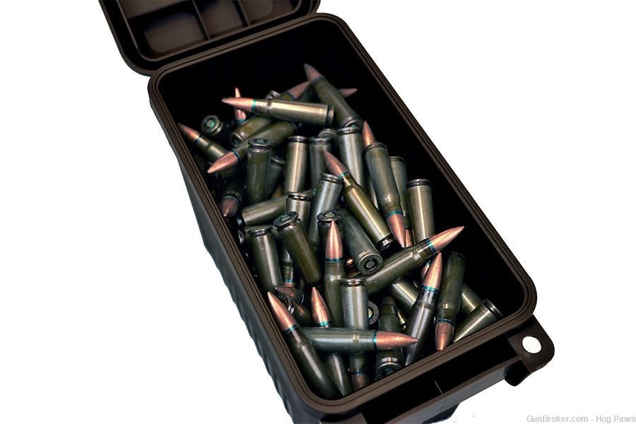 Ammo Inc 7.62x39mm Ammunition 250 Rds 122 GR FMJ Steel Case-img-1