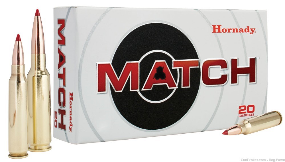 Hornady 81491 Match 6.5 Creedmoor 120 gr Extremely Low Drag Match 20rds-img-0
