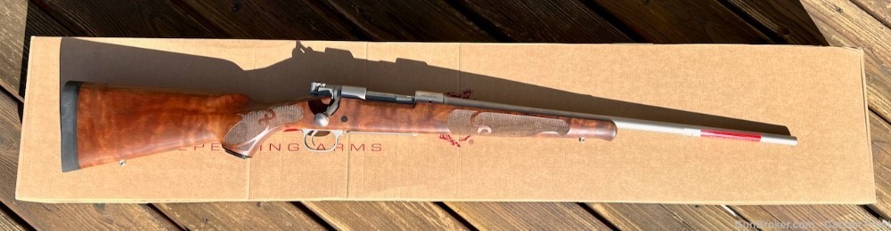 Winchester 70 Stainless Featherweight .243 WIN. 22" NIB  AA+  WOOD -img-1