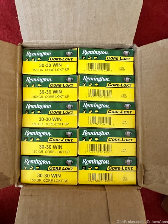 200 Rounds of REMINGTON CORE-LOKT 30-30 WIN 150GR SOFT POINT-img-5