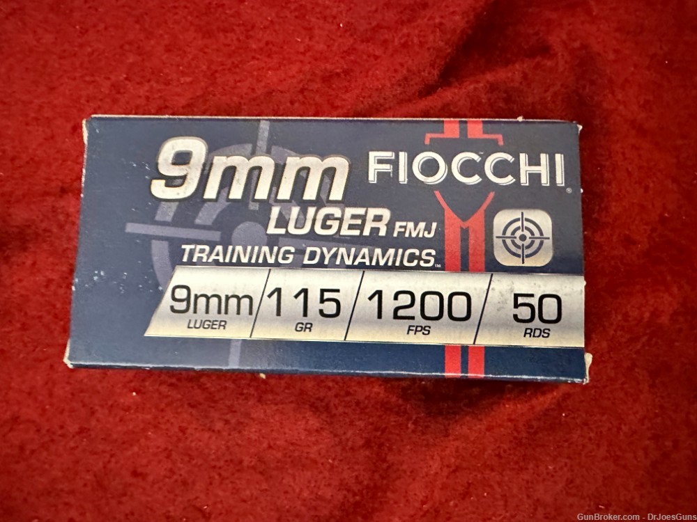 1000 Rounds-Case-FIOCCHI 9mm Luger 1000 Rounds FMJ 115 Grains-Must Go-img-1