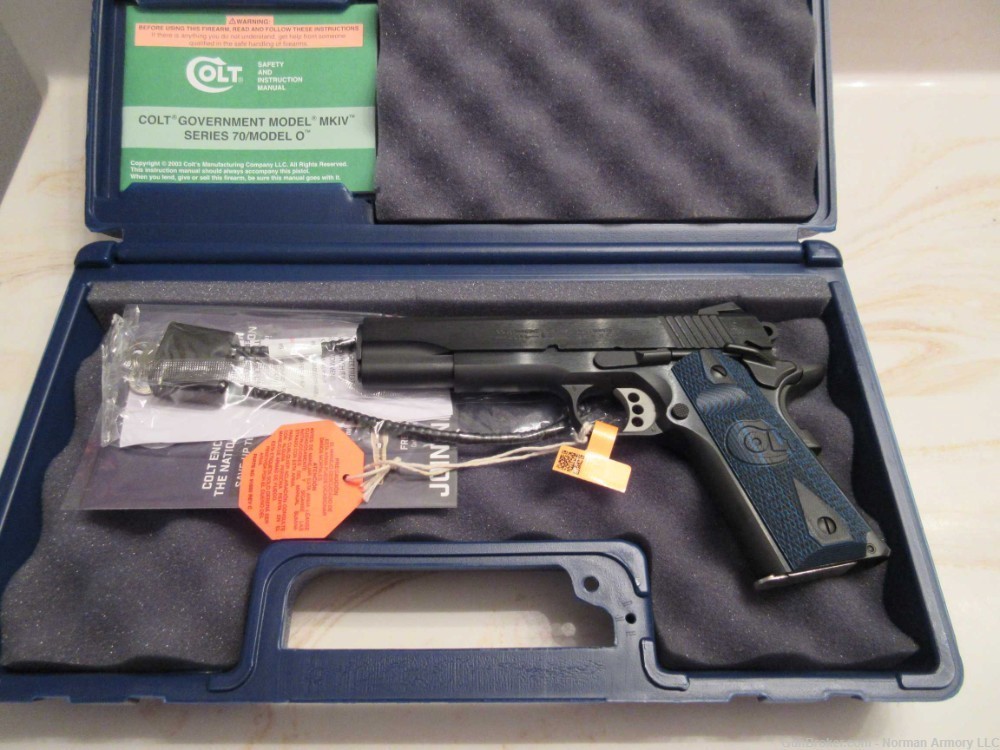 Colt 1911 Government Competition .45ACP 5" NM barrel 8+1 Series 70-img-0