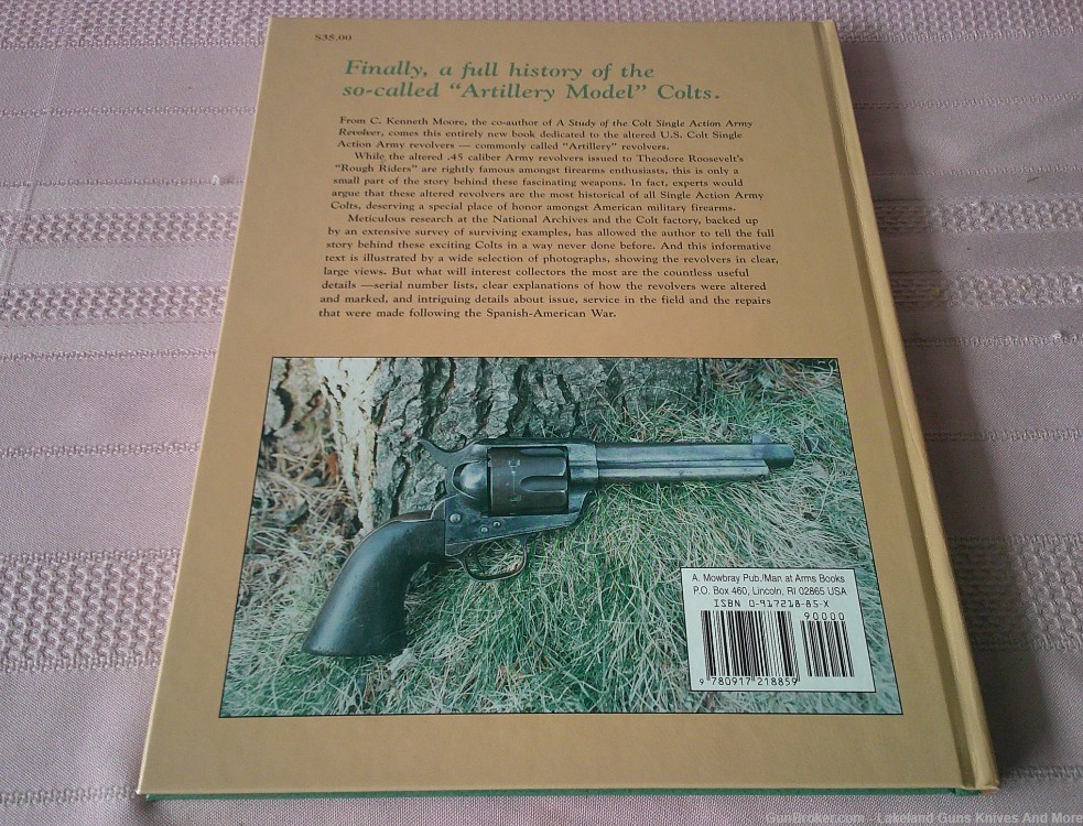 Colt Single Action Army Revolvers - U.S. Alterations by Kenneth Moore Book.-img-8