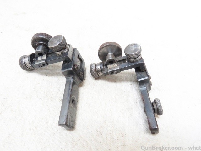 2 Vintage Redfield Rifle Adjustable Rear Sights  Olympic Type Sight-img-6