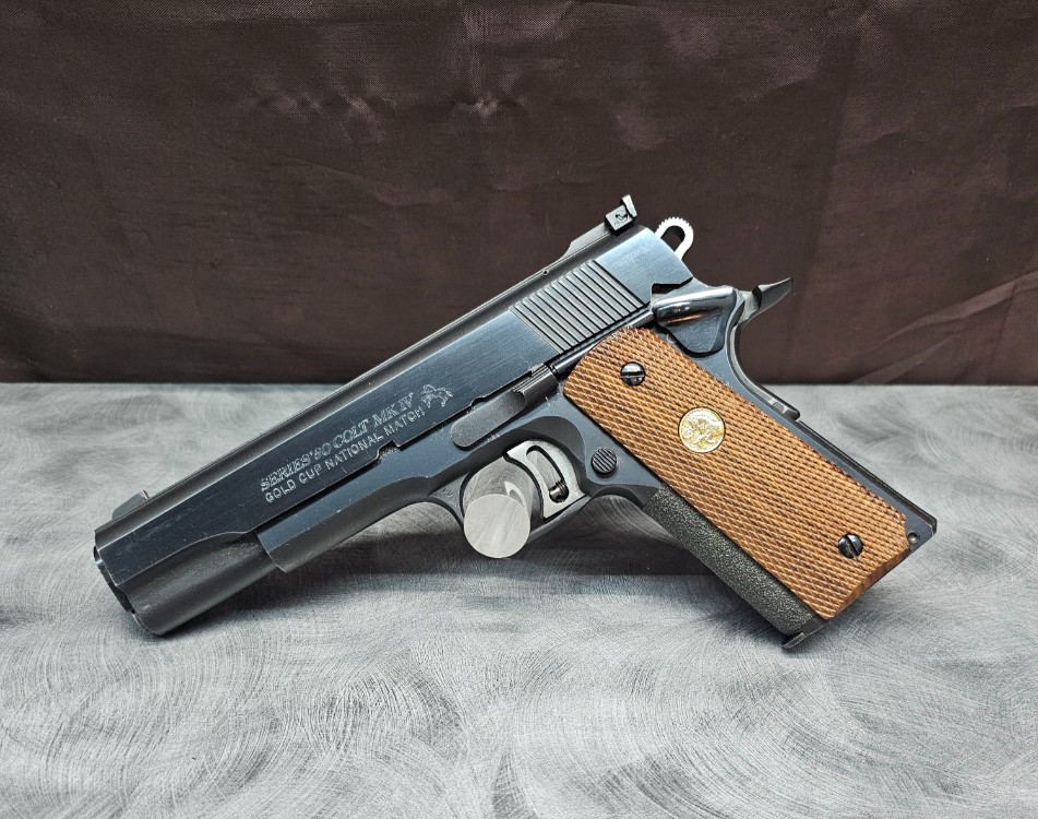 Colt Gold Cup National Match MKIV Series 80 .45acp Semi-auto Pistol -img-0