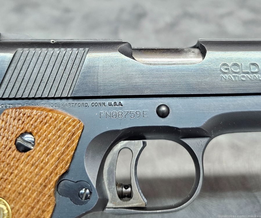Colt Gold Cup National Match MKIV Series 80 .45acp Semi-auto Pistol -img-5