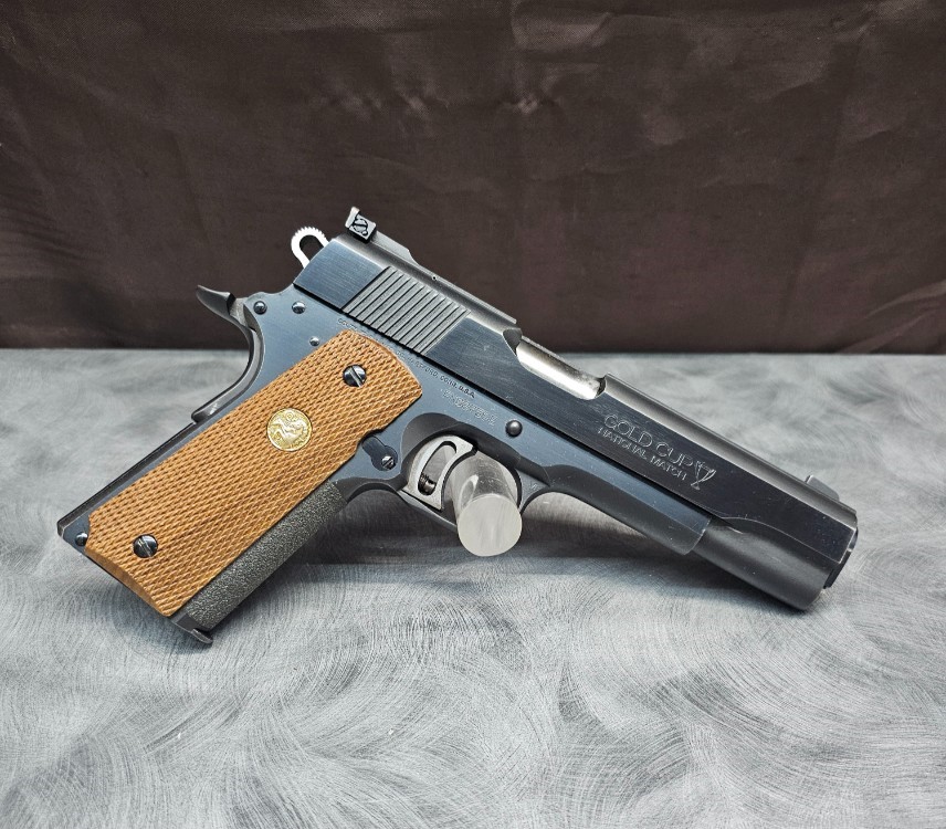 Colt Gold Cup National Match MKIV Series 80 .45acp Semi-auto Pistol -img-3