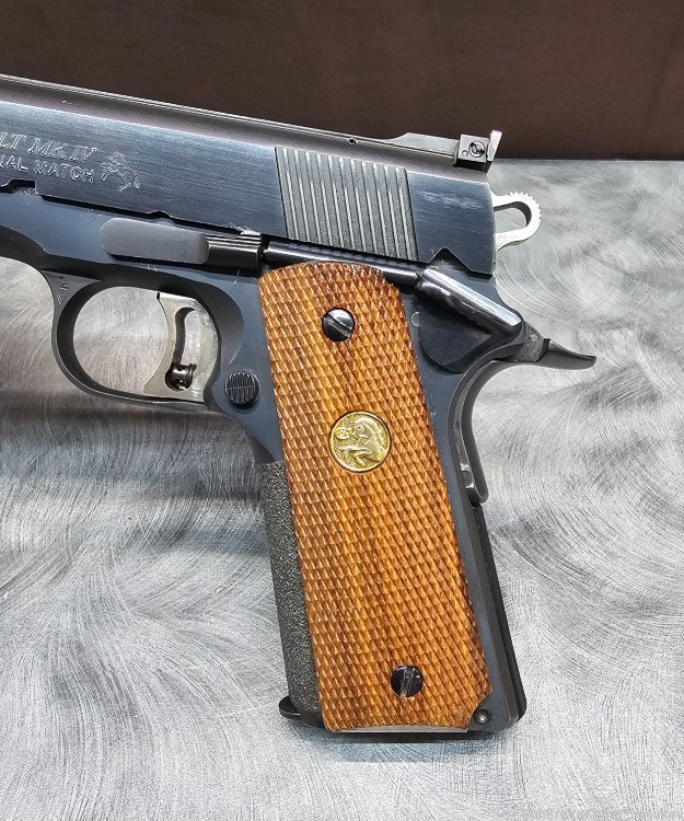 Colt Gold Cup National Match MKIV Series 80 .45acp Semi-auto Pistol -img-2