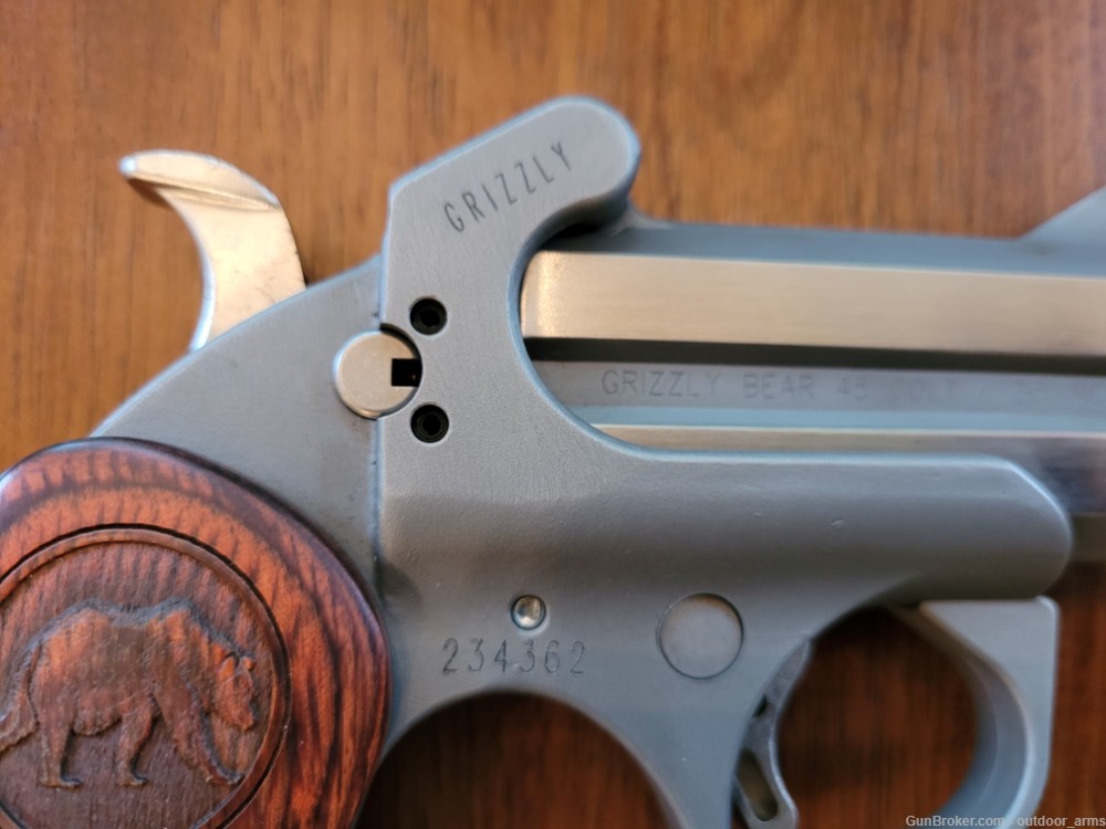 Bond Arms Grizzly in 45 Colt/410 in Great Shape with Leather Holster 3"-img-4