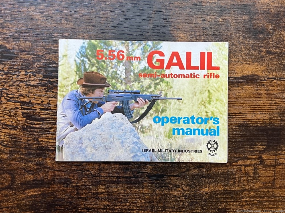 IMI Galil ARM AR Action Arms User Manual Preban-img-0