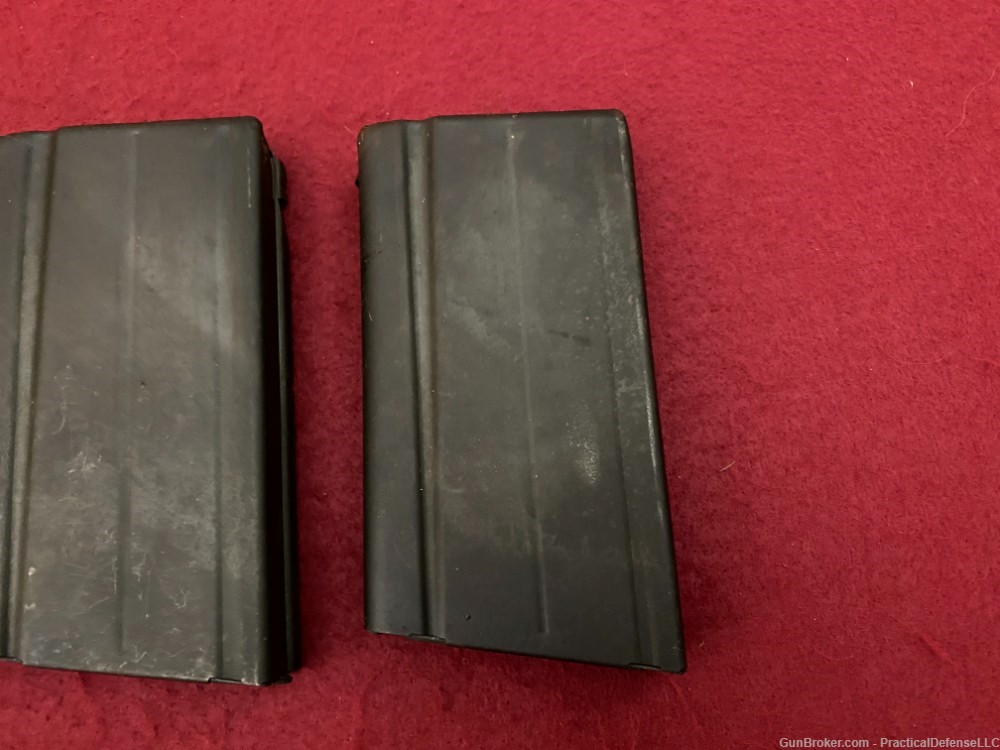 Lot of 5 Excellent Metric FAL 20rd steel magazines DSA marked 7.62 / 308-img-7