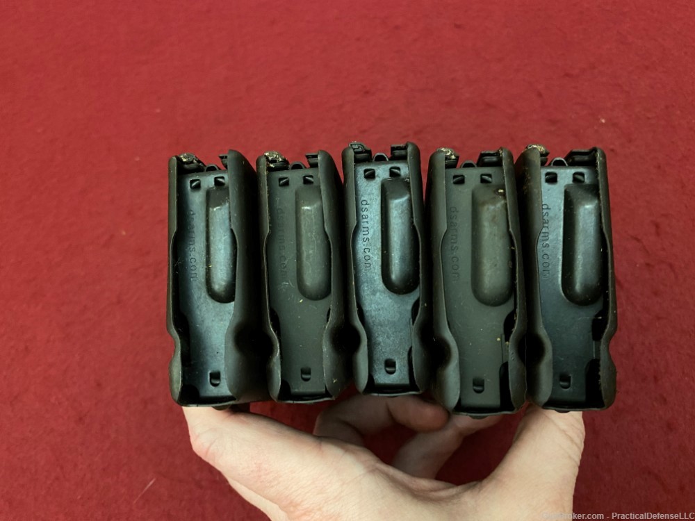 Lot of 5 Excellent Metric FAL 20rd steel magazines DSA marked 7.62 / 308-img-10