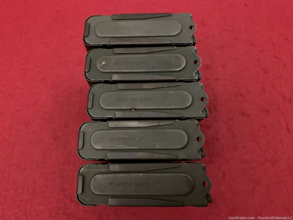 Lot of 5 Excellent Metric FAL 20rd steel magazines DSA marked 7.62 / 308-img-14