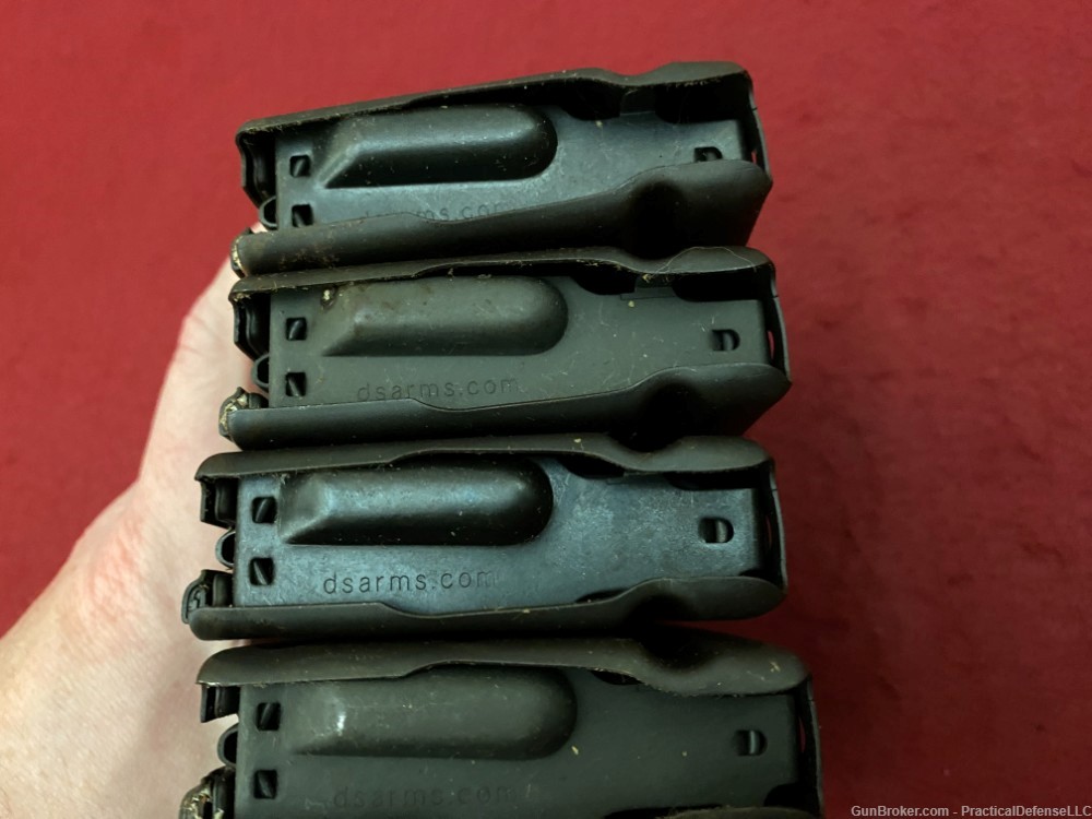 Lot of 5 Excellent Metric FAL 20rd steel magazines DSA marked 7.62 / 308-img-12