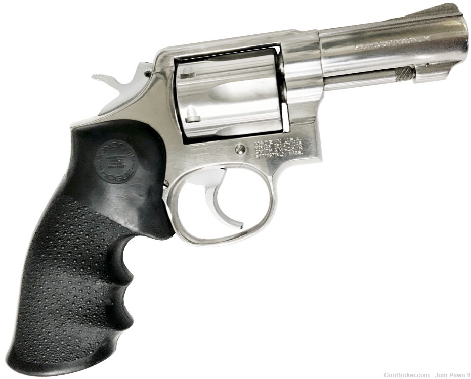 SMITH & WESSON 65-3 357 MAG 3" STAINLESS STEEL VINTAGE 1990 6-Shot REVOLVER-img-1