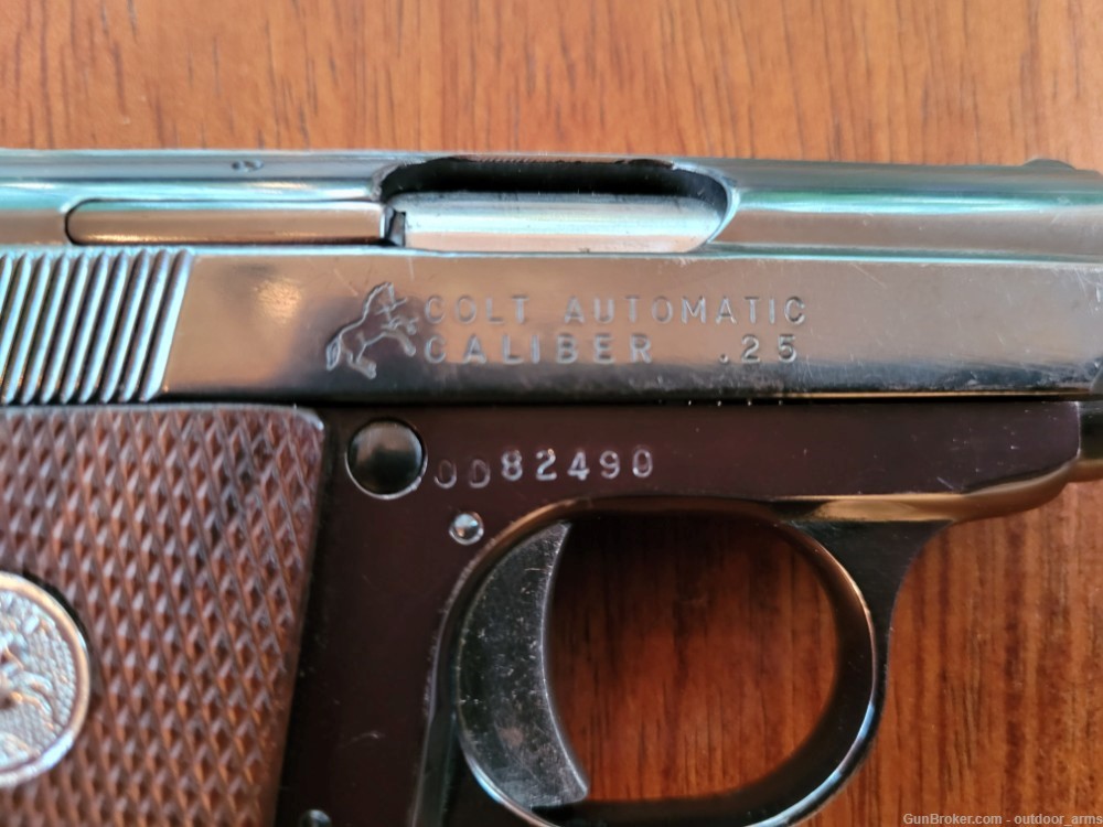 Colt Automatic 25 ACP Pocket Pistol - 1972/73 Manufacture Date-img-2