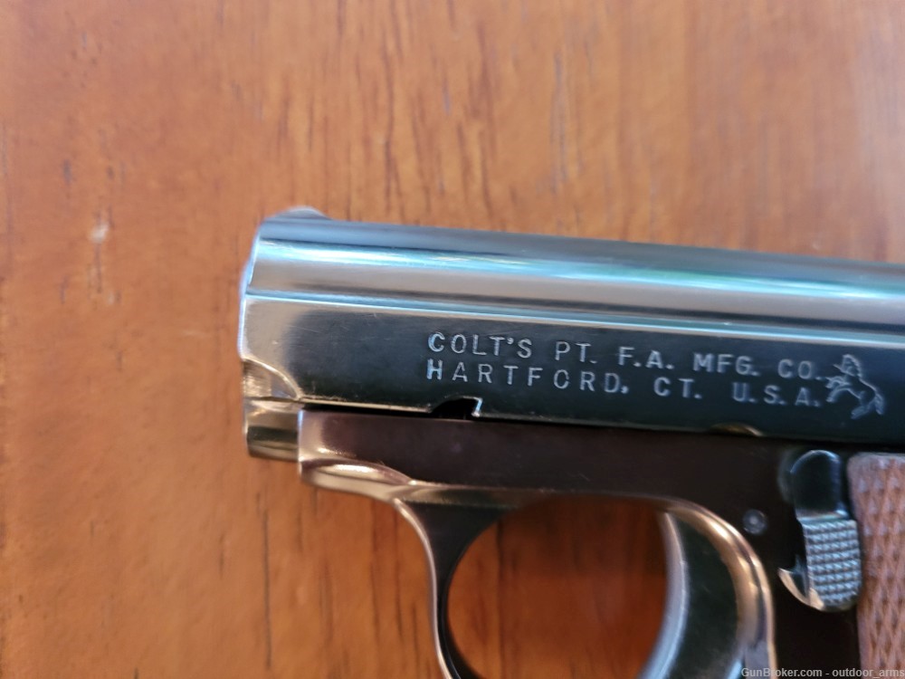 Colt Automatic 25 ACP Pocket Pistol - 1972/73 Manufacture Date-img-7