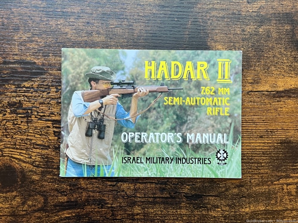 IMI Hadar II Operators Manual Galil Action Arms-img-0