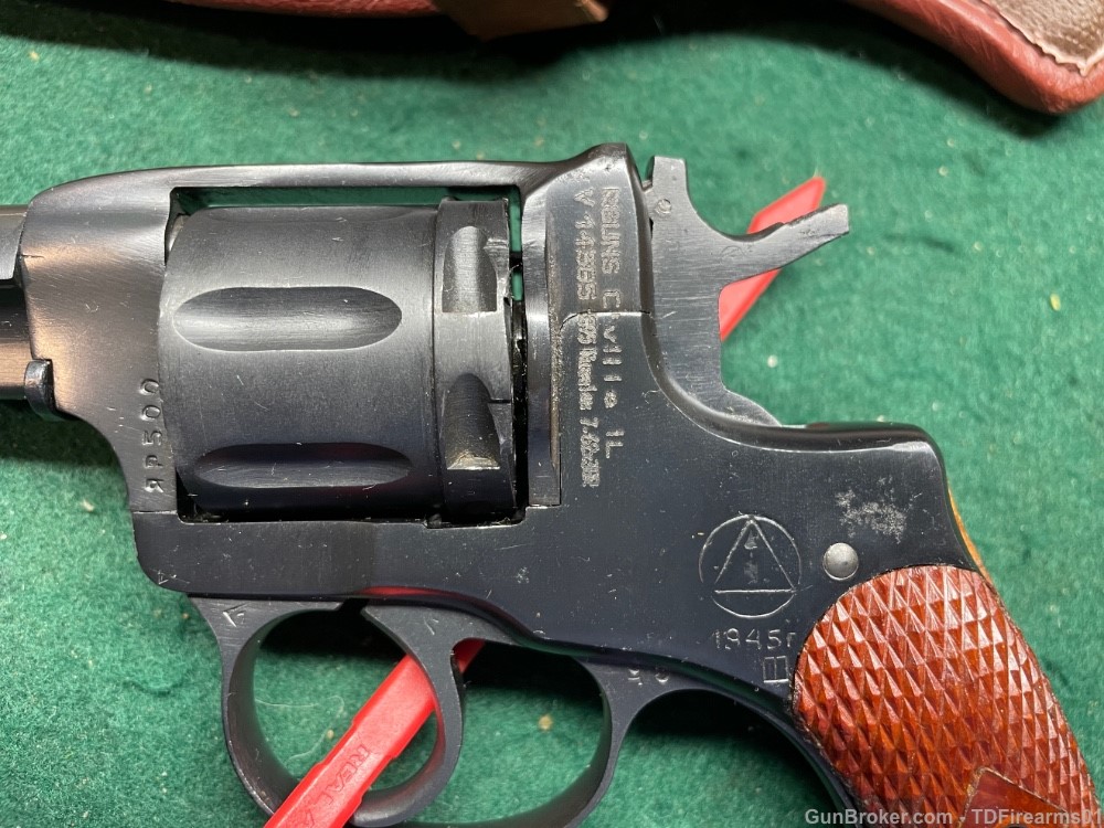 Russian m1895 7.62x38r revolver ww1 ww2 m1895 nagant  w/ holster-img-8
