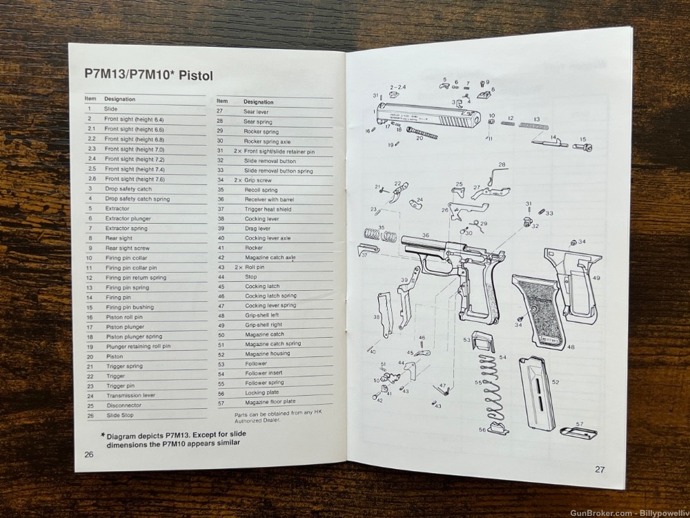 Heckler & Koch P7 Operators Manual HK-img-4