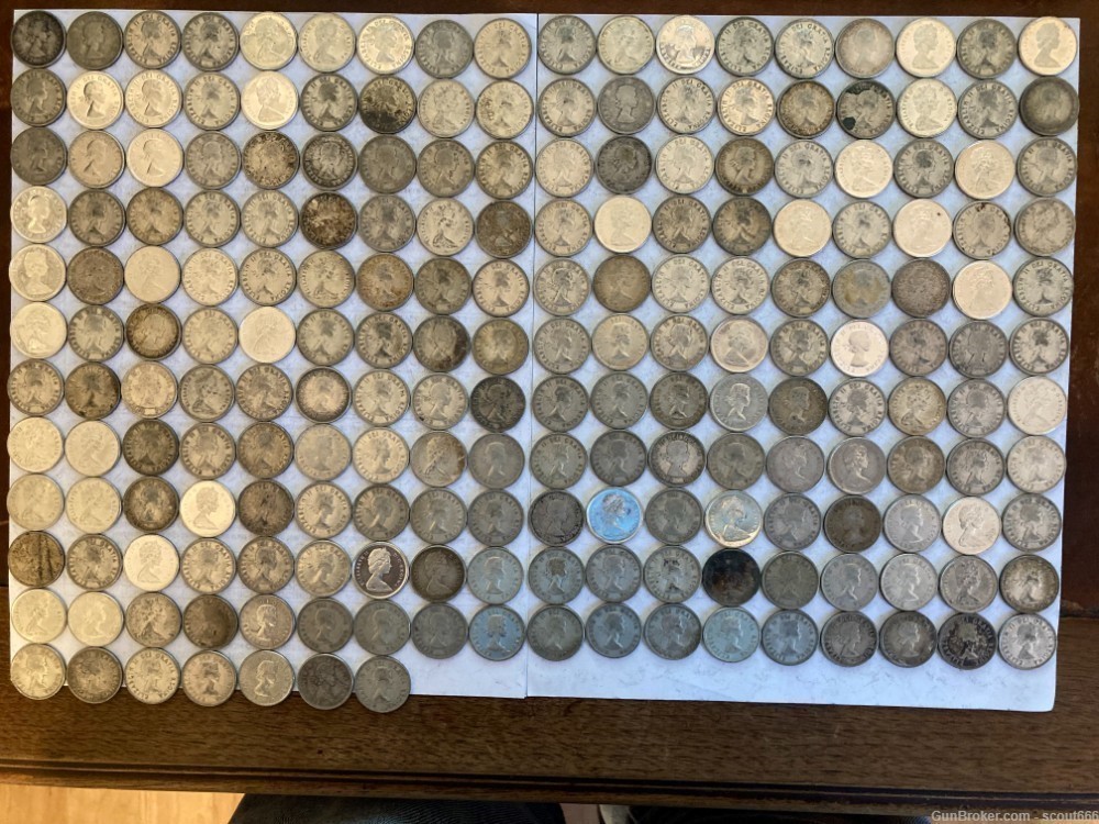 Canada 80% Silver 25 Cents 205 Coin Lot-img-1