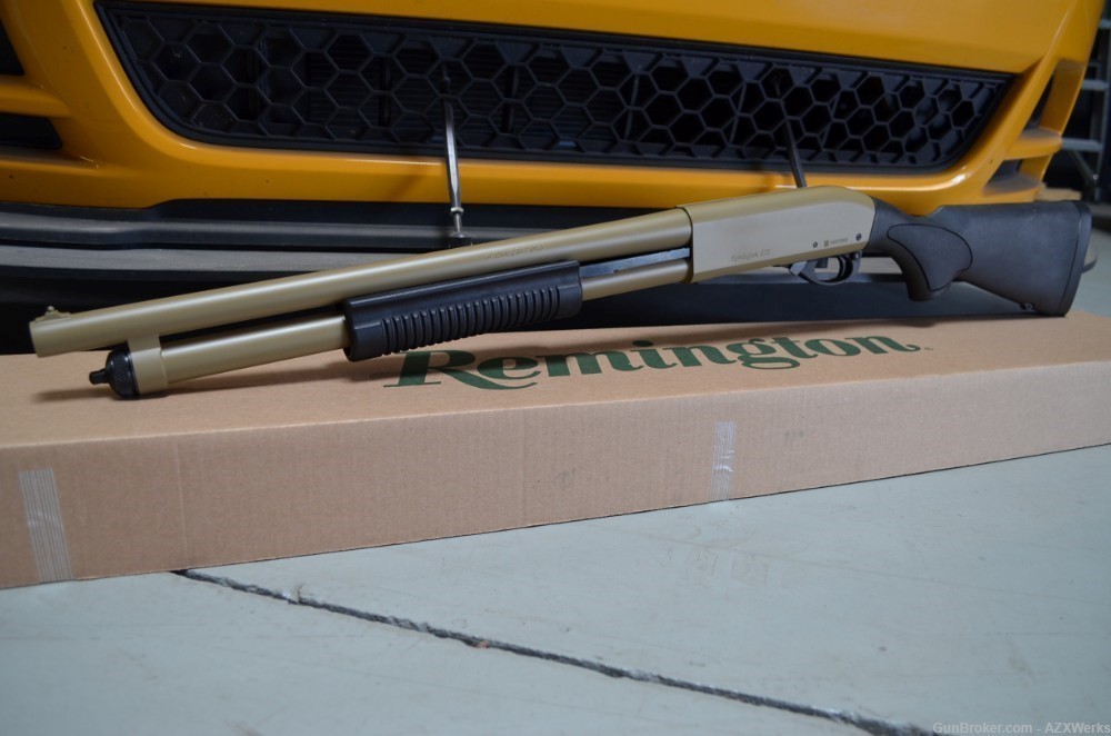Remington 870 Express Tactical 12g 18.5" 6+1 X-Werks Coyote Tan H Defense -img-6