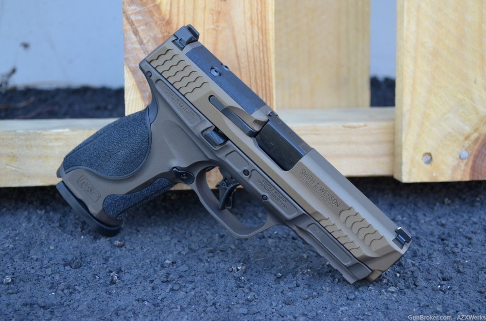 Smith Wesson S&W M&P9 M2.0 Metal Optic Ready X-Werks Midnight Burnt Bronze -img-4